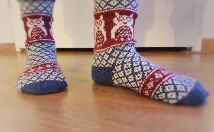 zelfgebreide sokken
